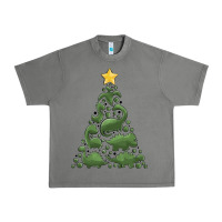 Tornado dinosaur christmas tree Urban Heavy Tee - MaliasSmallBusiness
