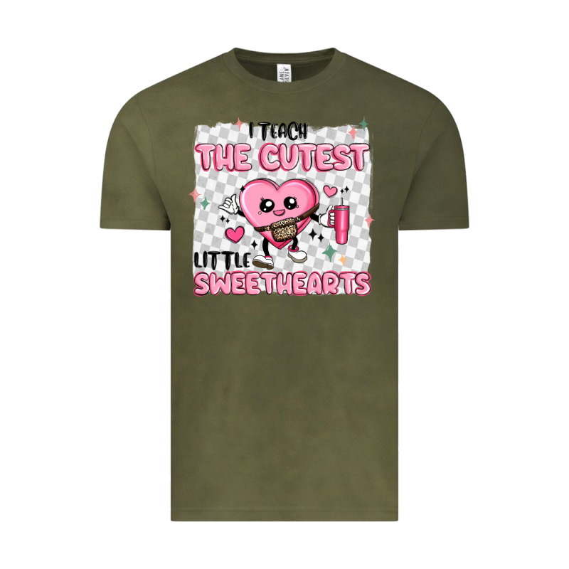 I Teach The Cutest Little Sweethearts Vintage Tee by MaliasSmallBusiness | Teevron