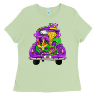 Matcha farm truck, mardi gras Ladies Tee - JahusDesignShop
