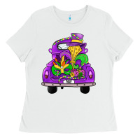 Farm Truck, Mardi Gras Ladies Tee | Teevron