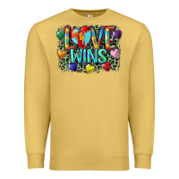 Antique Gold Love wins Premium Sweatshirt - CowGirlArtShop