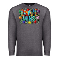 Charcoal Heather Love wins Premium Sweatshirt - CowGirlArtShop
