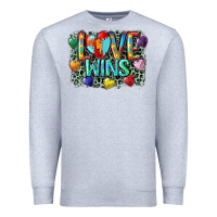 Heather Grey Love wins Premium Sweatshirt - CowGirlArtShop