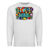 Oatmeal Heather Love wins Premium Sweatshirt - CowGirlArtShop