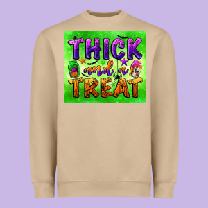 Thick And A Treat Heavyweight Sweatshirt Designed By Bundleandbundleshop