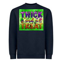 Navy thick and a treat Heavyweight Sweatshirt - BundleAndBundleShop