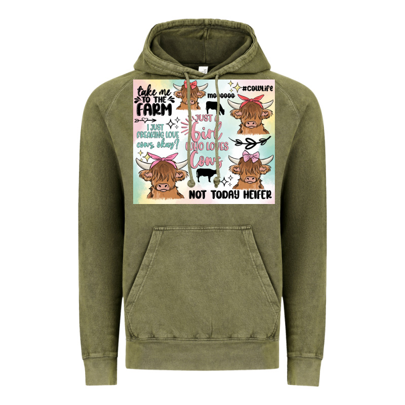 Cow Farm Life Vintage Hoodie by MaliasSmallBusiness | Teevron