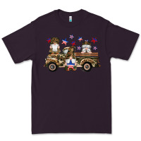 Plum camouflage gnomes american flag star truck Premium Tee - Artiststas