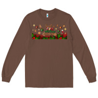 Chestnut just a girl who loves christmas libbey glass Long Sleeve Tee - BundleAndBundleShop