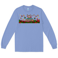 Colony Blue just a girl who loves christmas libbey glass Long Sleeve Tee - BundleAndBundleShop