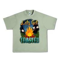 Oil Green lets get toasted Urban Heavy Tee - NancyCooperArtShop
