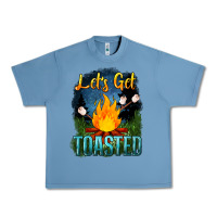 Pebble Blue lets get toasted Urban Heavy Tee - NancyCooperArtShop