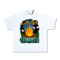 White lets get toasted Urban Heavy Tee - NancyCooperArtShop