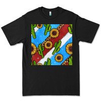 Black western 4th of july seamless pattern Premium Tee - BundleAndBundleShop