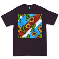 Plum western 4th of july seamless pattern Premium Tee - BundleAndBundleShop