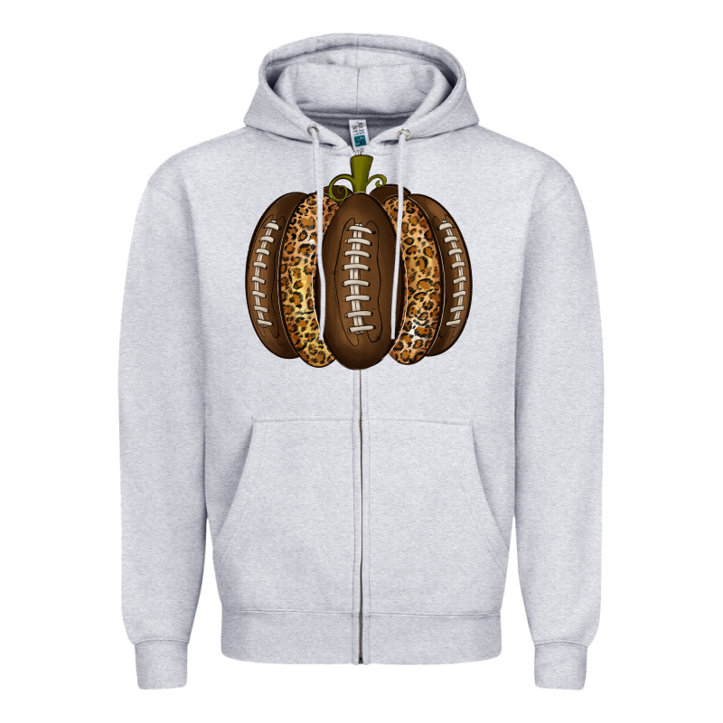 American Football Pumpkin Zipper Hoodie by texasbilliewilder | Teevron