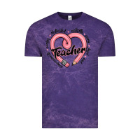 Cloud Purple valentine's day pencil heart teacher quotes Vintage Tee - MaliasSmallBusiness