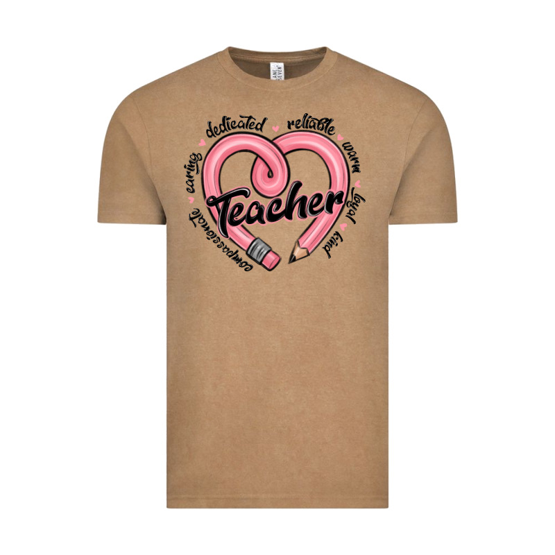 Valentine's Day Pencil Heart Teacher Quotes Vintage Tee by MaliasSmallBusiness | Teevron