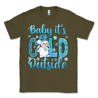 Army Green baby its cold outside Classic Tee - NancyCooperArtShop