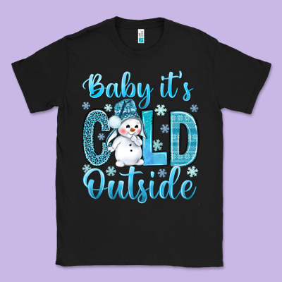 Baby Its Cold Outside Classic Tee Designed By Nancycooperartshop