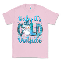 Bubblegum Pink baby its cold outside Classic Tee - NancyCooperArtShop