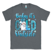 Charcoal Heather baby its cold outside Classic Tee - NancyCooperArtShop