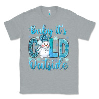 Heather Grey baby its cold outside Classic Tee - NancyCooperArtShop