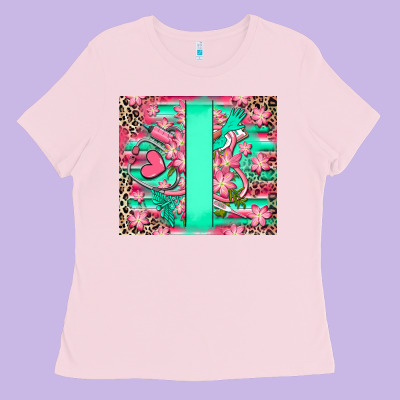 Custom Name Nurse Ladies Tee Designed By Ranaportraitstore