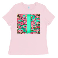 Bubblegum Pink custom name nurse Ladies Tee - RanaPortraitStore