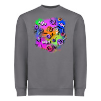 Storm halloween candy patches 1 Heavyweight Sweatshirt - BundleAndBundleShop