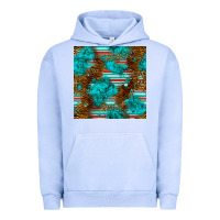 Pigment Grape Ice turquoise serape leopard seamless pattern Urban Hoodie - BundleAndBundleShop