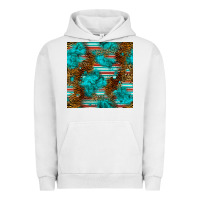 Pigment Lunar Rock turquoise serape leopard seamless pattern Urban Hoodie - BundleAndBundleShop