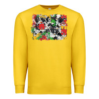 Lemon Autism background Premium Sweatshirt - CowGirlArtShop