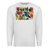 Oatmeal Heather Autism background Premium Sweatshirt - CowGirlArtShop