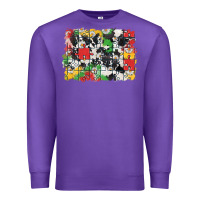 Purple Autism background Premium Sweatshirt - CowGirlArtShop