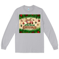 Moon Dust just a girl who loves christmas tumbler Long Sleeve Tee - BundleAndBundleShop