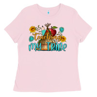 Bubblegum Pink teaching my tribe Ladies Tee - BundleAndBundleShop