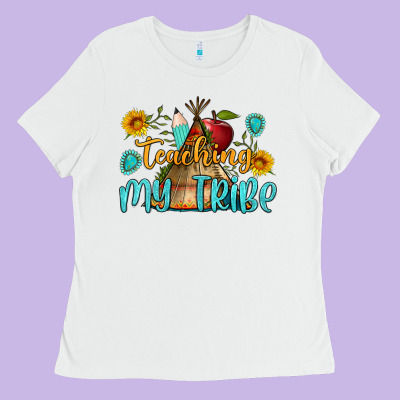 Teaching My Tribe Ladies Tee Designed By Bundleandbundleshop