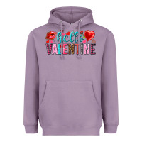 Lavender Hello Valentine Heavyweight Hoodie - HowdyJamesFarm