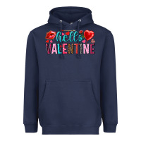 Navy Hello Valentine Heavyweight Hoodie - HowdyJamesFarm