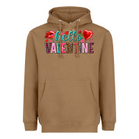 Toasted Coconut Hello Valentine Heavyweight Hoodie - HowdyJamesFarm