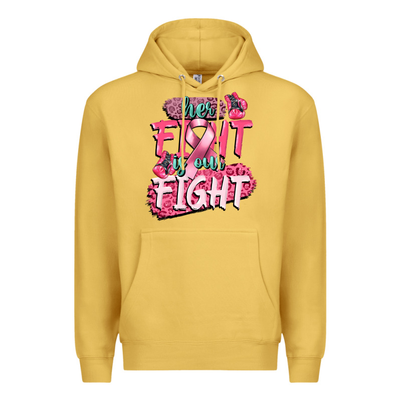 Her Fight Is Our Fight Premium Hoodie by CowGirlArtShop | Teevron