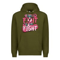 Army Green her fight is our fight Premium Hoodie - CowGirlArtShop