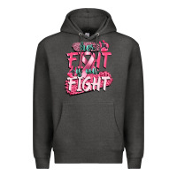 Charcoal Heather her fight is our fight Premium Hoodie - CowGirlArtShop