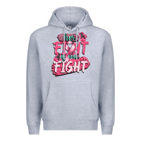 Heather Grey her fight is our fight Premium Hoodie - CowGirlArtShop