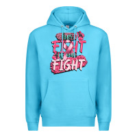 Ocean Blue her fight is our fight Premium Hoodie - CowGirlArtShop