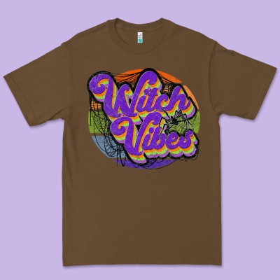Witch Vibes Premium Tee Designed By Jahusdesignshop