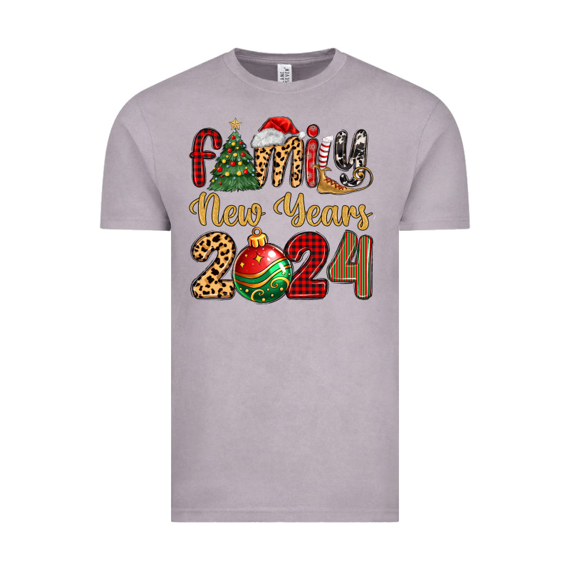 Family New Years 2024 Vintage Tee by MaliasSmallBusiness | Teevron