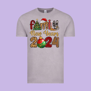 Family New Years 2024 Vintage Tee Designed By Maliassmallbusiness