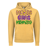 Vintage Mustard mardi gras mambo Vintage Hoodie - MaliasSmallBusiness